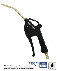 Pistol de aer pentru curatare si suflare ADLER MA0209.9 PROFESIONAL foto