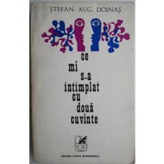 Ce mi s-a intamplat cu doua cuvinte &ndash; Stefan Aug. Doinas