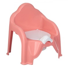 Olită Scaun, Honey Baby, Roz, Capac Detasabil, Greutate Maximă 20kg, Dimensiuni 32x32x34cm, 18+ Luni