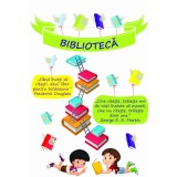 Autocolante biblioteca