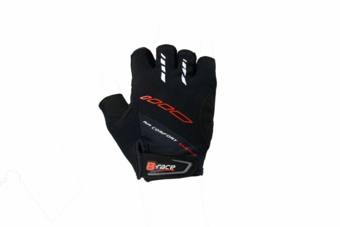 Manusi b-race cu gel negru, l