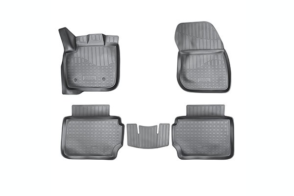 SET COVORASE AUTO CAUCIUC FIT FORD MONDEO V 3D (2015-) FORD FUSION III 3D (2012-) - 5 PCS