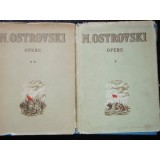 Opere N. Ostrovski, 2 Volume, Editura Tineretului 1955, Antologie Beletristica