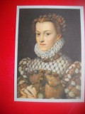 HOPCT 23123 ELISABETA DE AUSTRIA-FRANCOIS CLOUET [1510-1572] -MUZEUL LUVRU --FRANTA -- CP PICTURA --NECIRCULATA