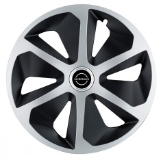 Set 4 capace roti pentru Nissan Nou, model Roco Mix, R15