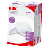 Absorbante pentru san 60 bucati NUK Ultra Dry 252081, Alb