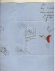 Moldova.1857 Scrisoare prefilatelica Iasi-Paris,via Lvov-Cracovia XR.7