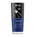 Lac de unghii Vip, 3D, Revers, albastru inchis, mat, 12 ml, Nr 009