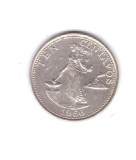 Moneda Filipine 10 centavos 1966, stare buna, curata, Europa, Cupru-Nichel