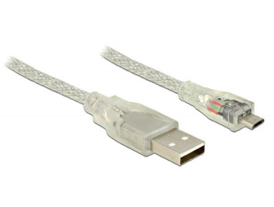 KABEL USB 2.0 TYP-A STECKER &amp;gt; USB 2.0 MICRO-B STECKER 2 M TR 83901 DELOCK foto