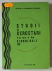 STUDII SI CERCETARI , PARTEA A -II -A HIDROLOGIE , VOLUMUL XLV , 1976