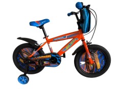 Bicicleta copii Belderia Fastwheel, culoare portocaliu, roata 16&quot;, cadru din ote... Cod:251621000052