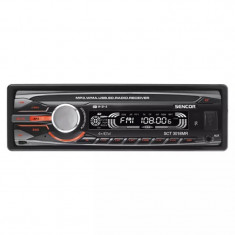 Player Auto Sencor, 4 x 40 W, Radio, MP3, USB, AUX, slot Card SD, ecran LCD, tuner RDS, EQ, panou frontal detasabil, telecomanda, Black foto