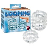 Set inele manson penis - Looping Silicon Ringset (DB)