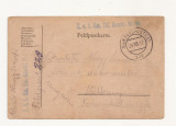 D1 Carte Postala Militara k.u.k. Imperiul Austro-Ungar ,1917, Reg. Torontal, Circulata, Printata