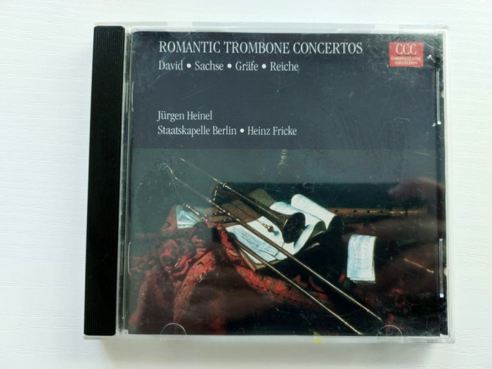 CD: David / Sachse / Gr&auml;fe / Reiche &ndash; Romantic Trombone Concertos, trombon