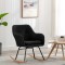 Gossi scaun balansoar, negru, material textil