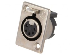 Soclu XLR mama 5 pini drept 50V foto