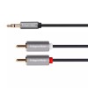 Cablu JACK 3.5 mm - 2x RCA 1.8m STEREO Basic KRUGER&amp;MATZ