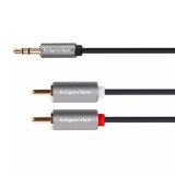 Cablu STEREO JACK 3.5 mm - 2x RCA 1m Basic KRUGER&amp;MATZ