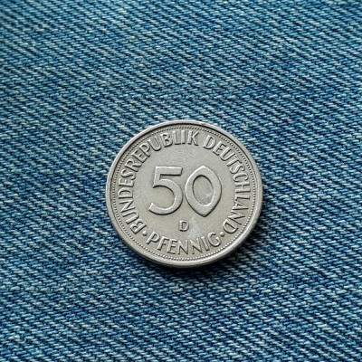 3m - 50 Pfennig 1976 D Germania RFG foto