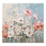 Cumpara ieftin Tablou canvas Rozy II 80x3x80 cm