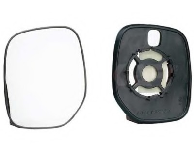 Geam oglinda Citroen Berlingo, 07.1996-02.2008, Peugeot Partner, 07.1996-03.2008, Dreapta, Crom, Fara incalzire, Convex, View Max, 8151W0 5790557M foto