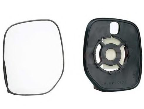 Geam oglinda Citroen Berlingo, 07.1996-02.2008, Peugeot Partner, 07.1996-03.2008, Dreapta, Crom, Fara incalzire, Convex, View Max, 8151W0 5790557M