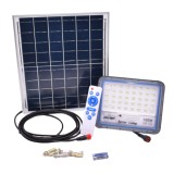 Cumpara ieftin Product image Proiector Solar, LED, Putere 100W, Lumina Alba, Cablu Lung, 80 LED-uri, Negru