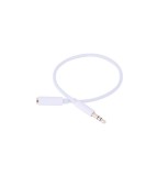 3.5mm Audio Jack cablu extensie M la F-Lungime 50 centimetri-Culoare Alb