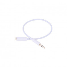 3.5mm Audio Jack cablu extensie M la F-Lungime 1.5 Metri-Culoare Alb