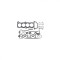 Set garnituri chiulasa NISSALMERA I (N15) 1.4 GX LX 1995-2000 CORTECO 417073P