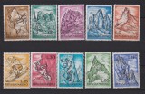 SAN MARINO,1962 ALPINISM MI. 729-738 MNH, Nestampilat