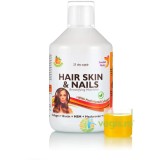 Hair Skin &amp; Nails - Colagen Lichid Hidrolizat 1000mg cu Biotina si Vitamine - Formula pentru Par, Piele, Ten si Unghii 500ml