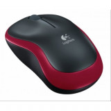 Mouse Logitech M185 , Fara fir , Optic , 1000 DPI , Rosu