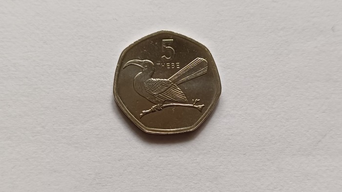 Botswana -5 thebe 2013 UNC