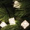 Decora?iune pentru ?ir de lumini, cub, 50 buca?i, LED ?5 mm