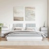 VidaXL Noptiere, 2 buc., alb extralucios, 40x35x62,5 cm, lemn compozit 806224