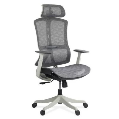 SCAUN DE BIROU ERGONOMIC CU TETIERA REGLABILA SYYT 9511 GRI foto
