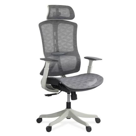 SCAUN DE BIROU ERGONOMIC CU TETIERA REGLABILA SYYT 9511 GRI
