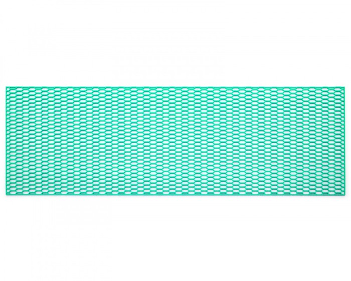 Grila/plasa tuning bara din plastic, 120X40 cm, Turcoaz, stil fagure