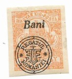 Romania (236) - Emisiunea Oradea supratipar pe emisiunea maghiara Porto, 1919