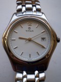 K.371 CEAS QUARTZ BARBATESC TITAN 7426 INDIA 4 JEWELS