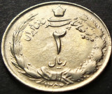 Cumpara ieftin Moneda exotica 2 RIALI / RIALS - IRAN, anul 1975 * cod 3982 = UNC, Asia