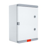 Cutie distributie IP67 din ABS gri, usa mata, placa metalica, 250x350x150 mm PD253515 SafetyGuard Surveillance