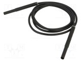 Cablu de măsurare ST&Auml;UBLI 10A 1,5m mufă banană 4mm negru