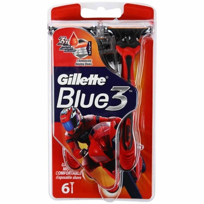 Aparat de ras Gillette Blue 3 Pride pentru barbati De unica folosinta Pachet 6 buc Aparat de ras Gillette Blue 3 Pride pentru barbati De unica folosinta Pachet 6 buc