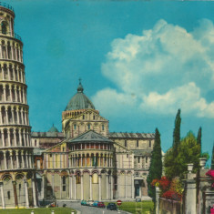 Italia, carte poştală ilustrată circulată în România, 1974