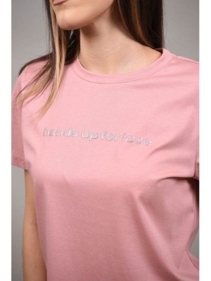 TRICOU SIMPLU MENTANA TALIE UNICA Roz foto