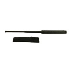 Baston Telescopic de Autoaparare cu 3 Elementi si Maner din Cauciuc Police Using